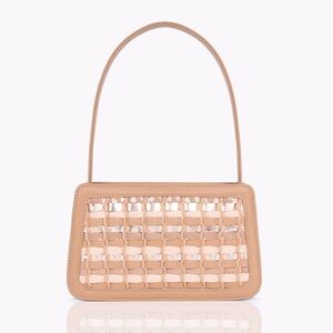 Like New CARA BENEVENIA Baguette Cappuccino Shoulder Bag